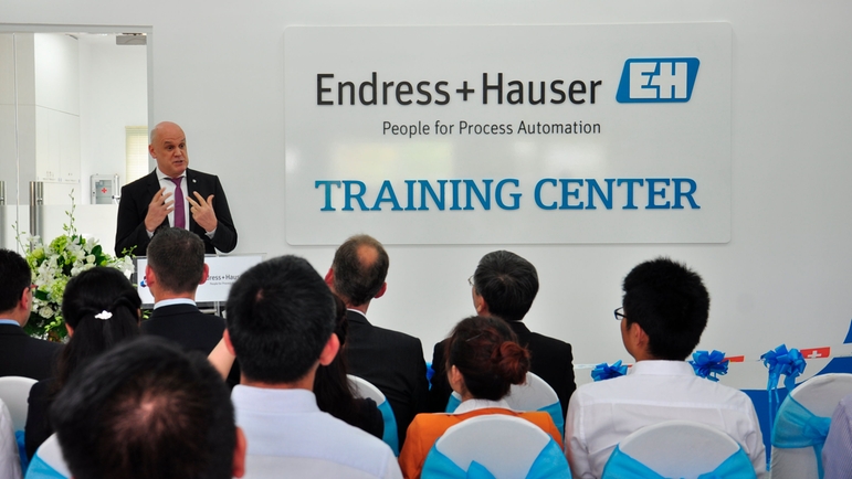 Endress+Hauser Training Center – HCMUT - Mr Leber – Head, Endress+Hauser in Vietnam